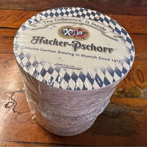 Hacker-Pschorr Drink Coasters in New Sealed Sleeve approximately 100 coasters